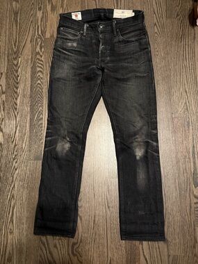 Rogue Territory Silveridge Stealth - 15 oz. slim straight denim jeans xoxo